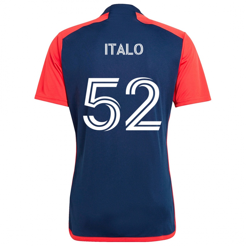 Kinderen Ítalo #52 Blauw Rood Thuisshirt Thuistenue 2024/25 T-Shirt