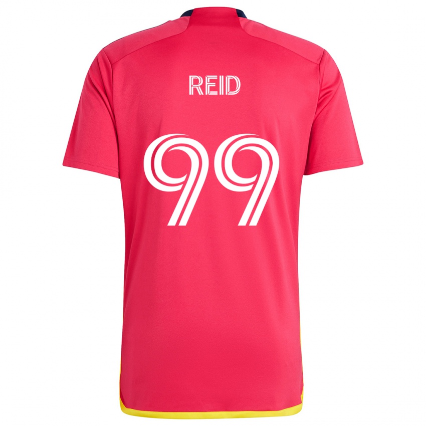 Kinderen Jayden Reid #99 Rood Blauw Thuisshirt Thuistenue 2024/25 T-Shirt