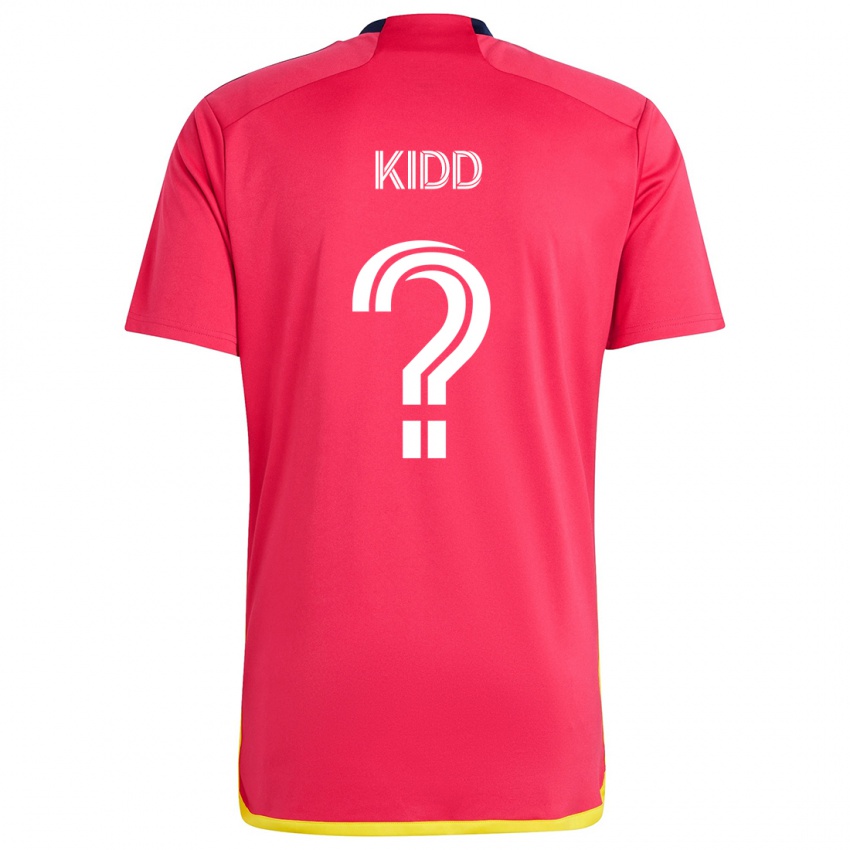 Kinderen Matteo Kidd #0 Rood Blauw Thuisshirt Thuistenue 2024/25 T-Shirt