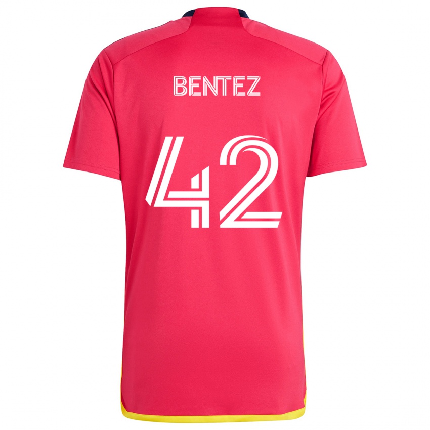 Kinderen Óscar Benítez #42 Rood Blauw Thuisshirt Thuistenue 2024/25 T-Shirt