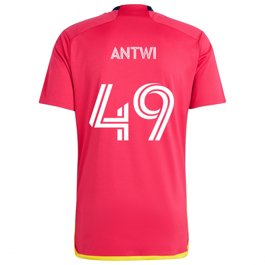 Kinderen Seth Antwi #49 Rood Blauw Thuisshirt Thuistenue 2024/25 T-Shirt