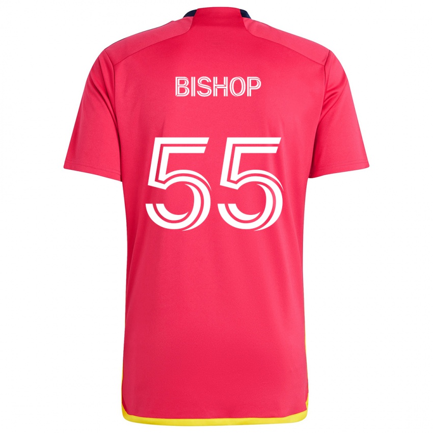 Kinderen Nick Bishop #55 Rood Blauw Thuisshirt Thuistenue 2024/25 T-Shirt