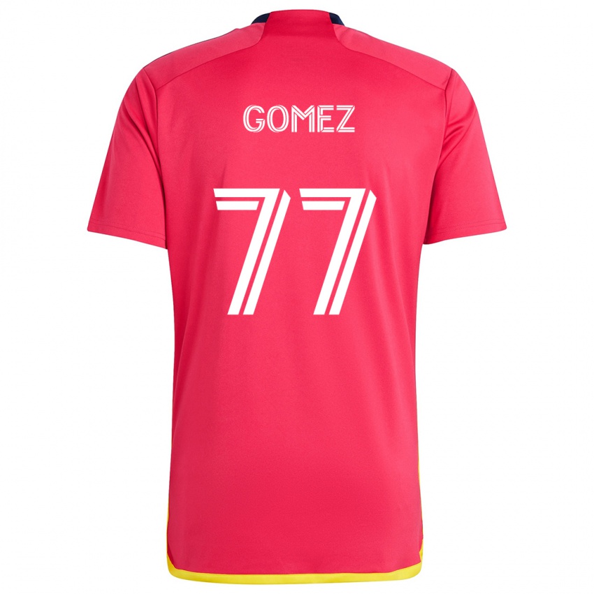 Kinderen Sam Gomez #77 Rood Blauw Thuisshirt Thuistenue 2024/25 T-Shirt