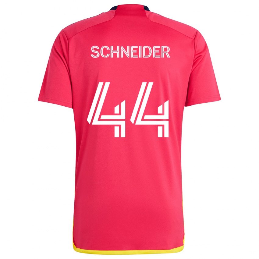 Kinderen Max Schneider #44 Rood Blauw Thuisshirt Thuistenue 2024/25 T-Shirt