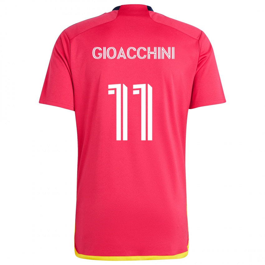 Kinderen Nicholas Gioacchini #11 Rood Blauw Thuisshirt Thuistenue 2024/25 T-Shirt