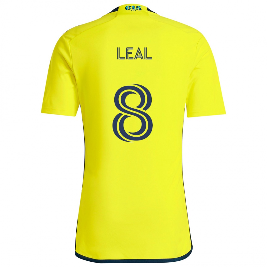 Kinderen Randall Leal #8 Geel Blauw Thuisshirt Thuistenue 2024/25 T-Shirt