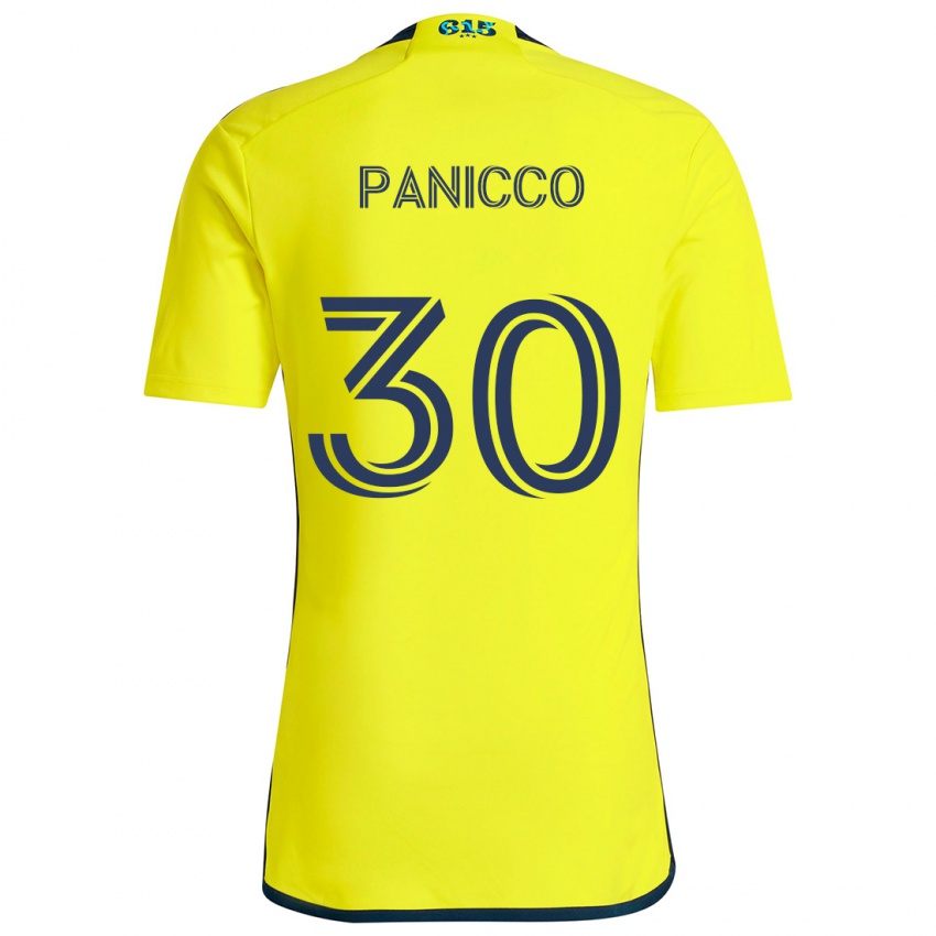 Kinderen Elliot Panicco #30 Geel Blauw Thuisshirt Thuistenue 2024/25 T-Shirt