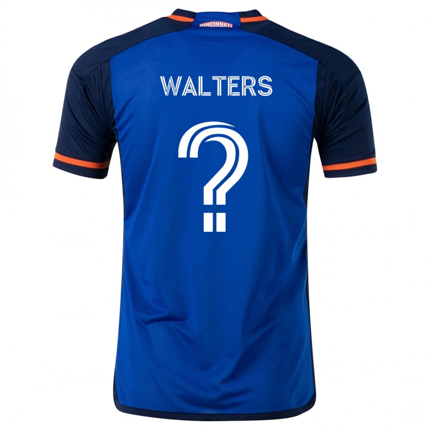 Kinderen Paul Walters #0 Blauw Wit Thuisshirt Thuistenue 2024/25 T-Shirt