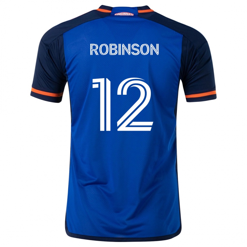 Kinderen Miles Robinson #12 Blauw Wit Thuisshirt Thuistenue 2024/25 T-Shirt