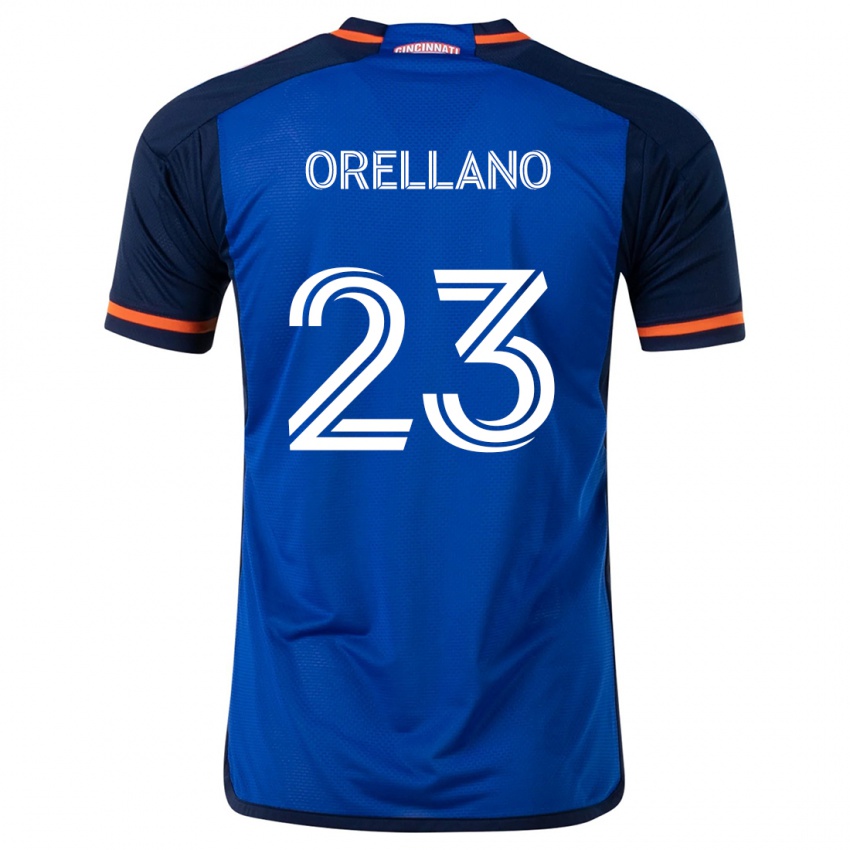 Kinderen Luca Orellano #23 Blauw Wit Thuisshirt Thuistenue 2024/25 T-Shirt