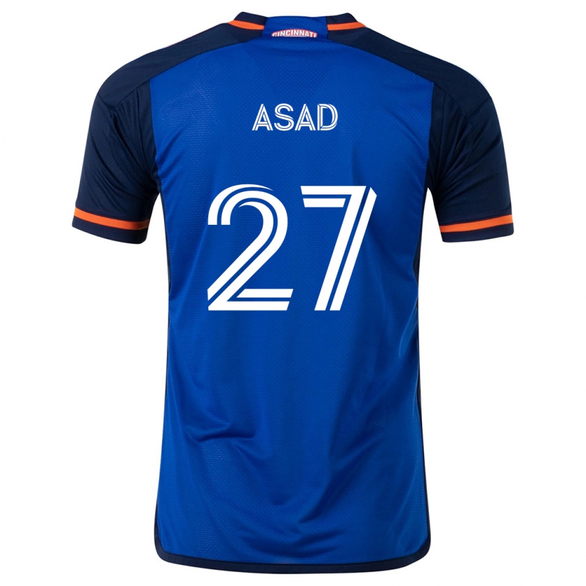 Kinderen Yamil Asad #27 Blauw Wit Thuisshirt Thuistenue 2024/25 T-Shirt