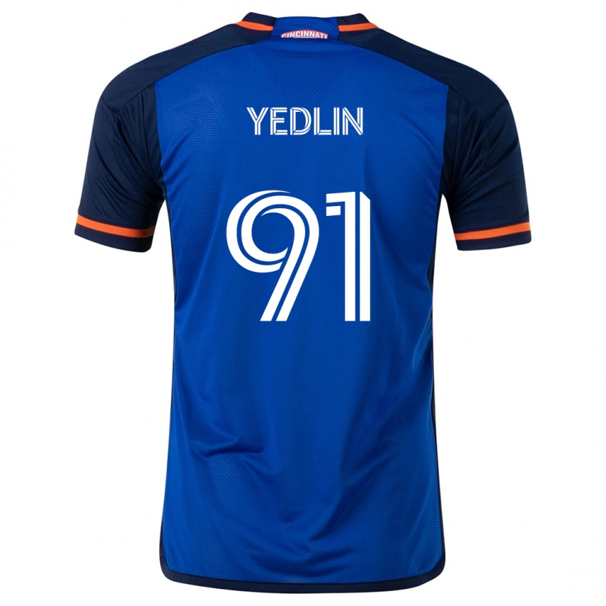 Kinderen Deandre Yedlin #91 Blauw Wit Thuisshirt Thuistenue 2024/25 T-Shirt