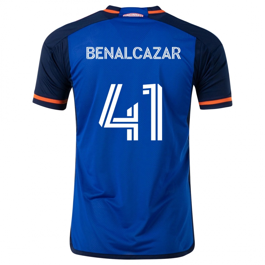 Kinderen Nico Benalcázar #41 Blauw Wit Thuisshirt Thuistenue 2024/25 T-Shirt