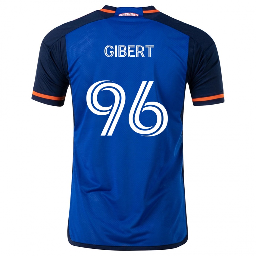 Kinderen Gaël Gibert #96 Blauw Wit Thuisshirt Thuistenue 2024/25 T-Shirt