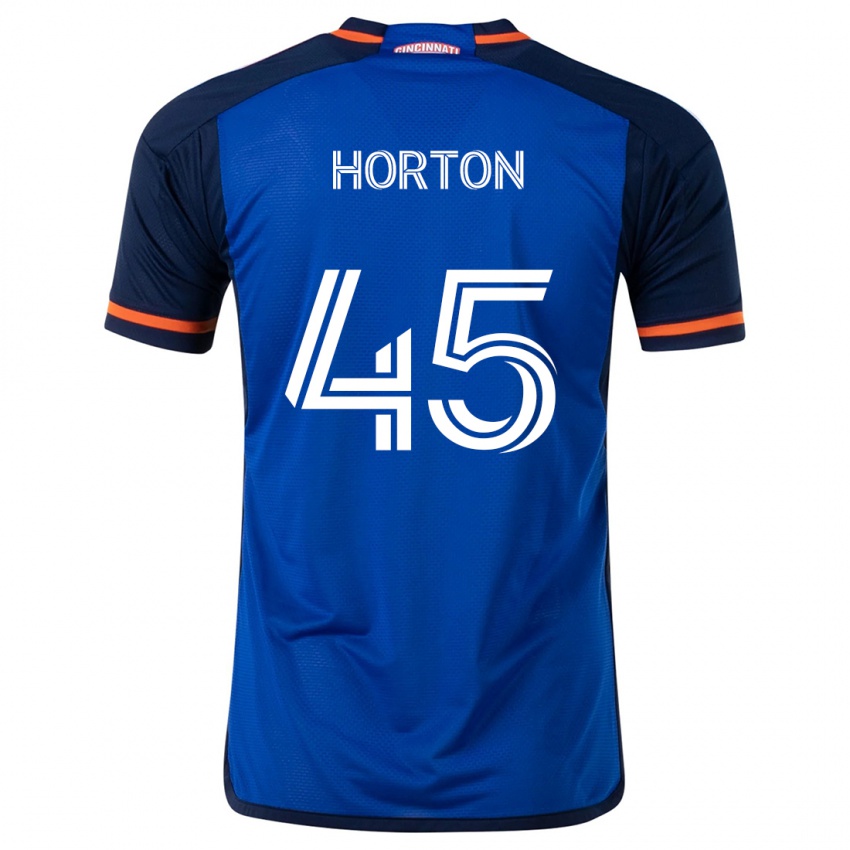 Kinderen Philip Horton #45 Blauw Wit Thuisshirt Thuistenue 2024/25 T-Shirt