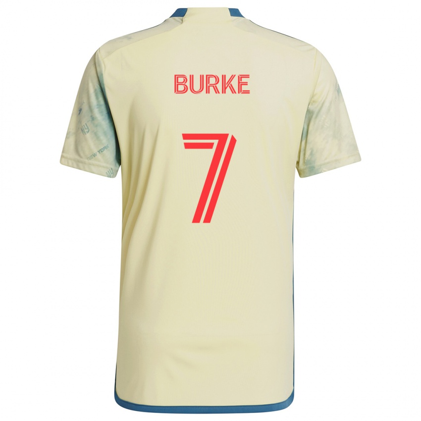 Kinderen Cory Burke #7 Geel Rood Blauw Thuisshirt Thuistenue 2024/25 T-Shirt