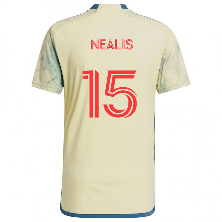 Kinderen Sean Nealis #15 Geel Rood Blauw Thuisshirt Thuistenue 2024/25 T-Shirt