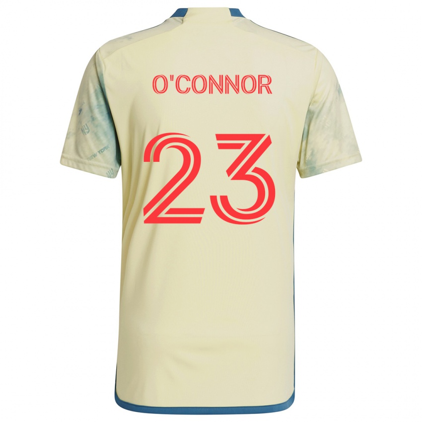 Kinderen Aidan O'connor #23 Geel Rood Blauw Thuisshirt Thuistenue 2024/25 T-Shirt