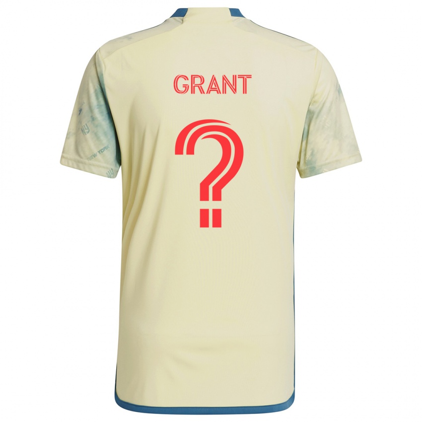 Kinderen Joshua Grant #0 Geel Rood Blauw Thuisshirt Thuistenue 2024/25 T-Shirt