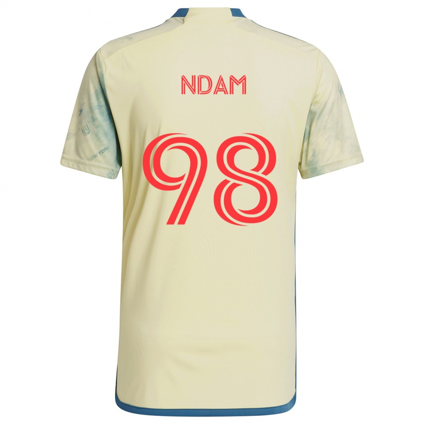 Kinderen Hassan Ndam #98 Geel Rood Blauw Thuisshirt Thuistenue 2024/25 T-Shirt