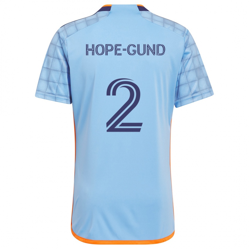 Kinderen Rio Hope-Gund #2 Blauw Oranje Thuisshirt Thuistenue 2024/25 T-Shirt