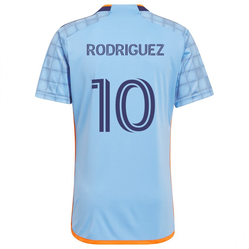 Kinderen Santiago Rodríguez #10 Blauw Oranje Thuisshirt Thuistenue 2024/25 T-Shirt