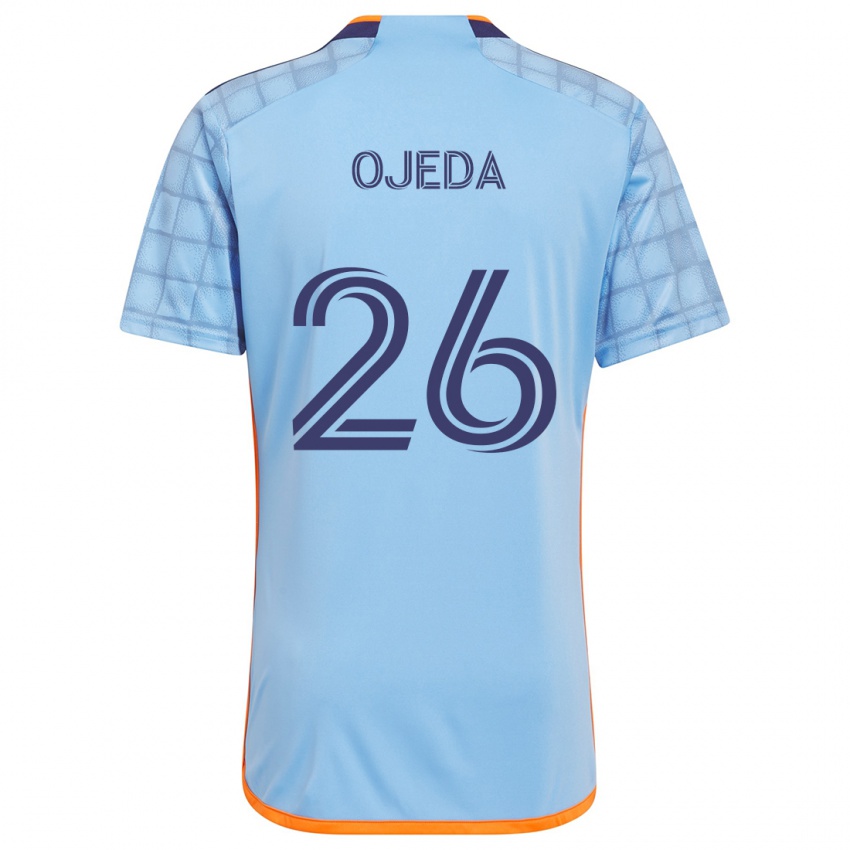 Kinderen Agustín Ojeda #26 Blauw Oranje Thuisshirt Thuistenue 2024/25 T-Shirt