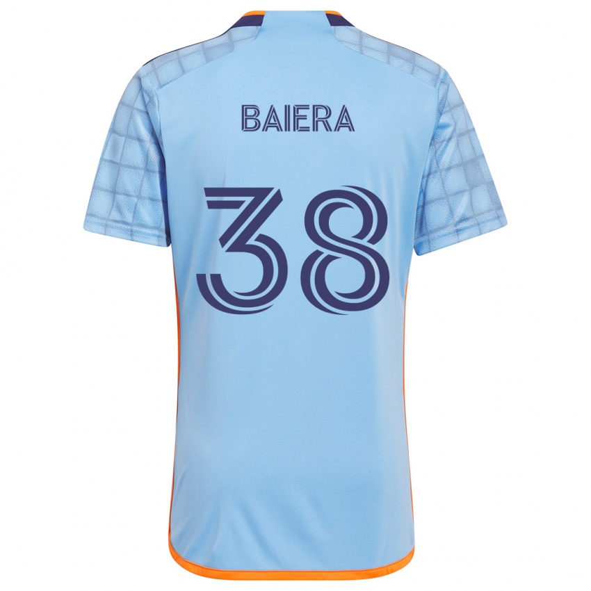 Kinderen Drew Baiera #38 Blauw Oranje Thuisshirt Thuistenue 2024/25 T-Shirt