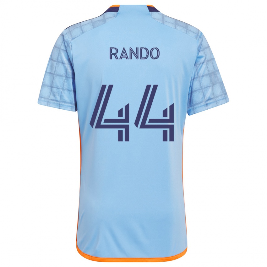 Kinderen Alex Rando #44 Blauw Oranje Thuisshirt Thuistenue 2024/25 T-Shirt