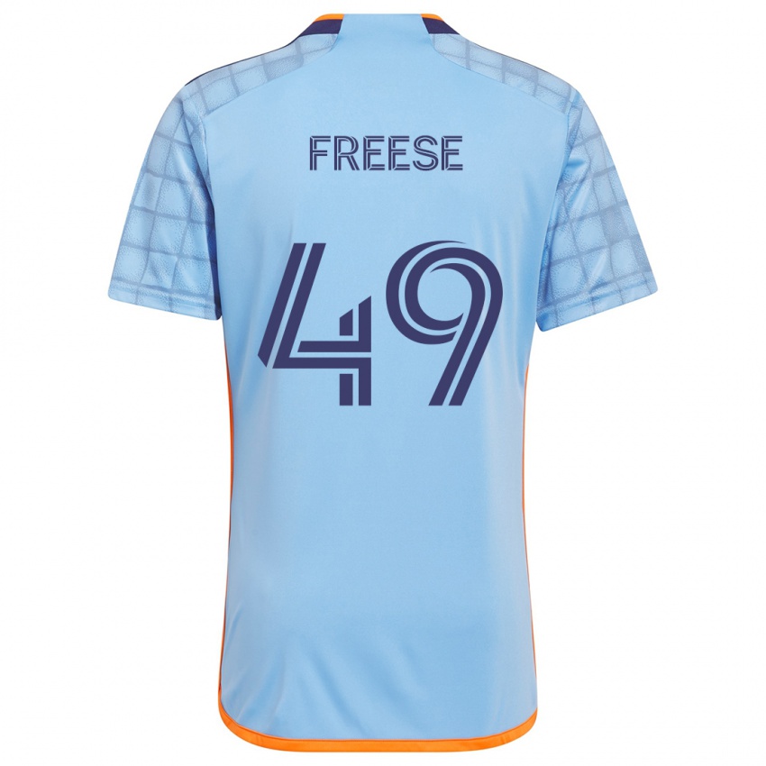 Kinderen Matt Freese #49 Blauw Oranje Thuisshirt Thuistenue 2024/25 T-Shirt