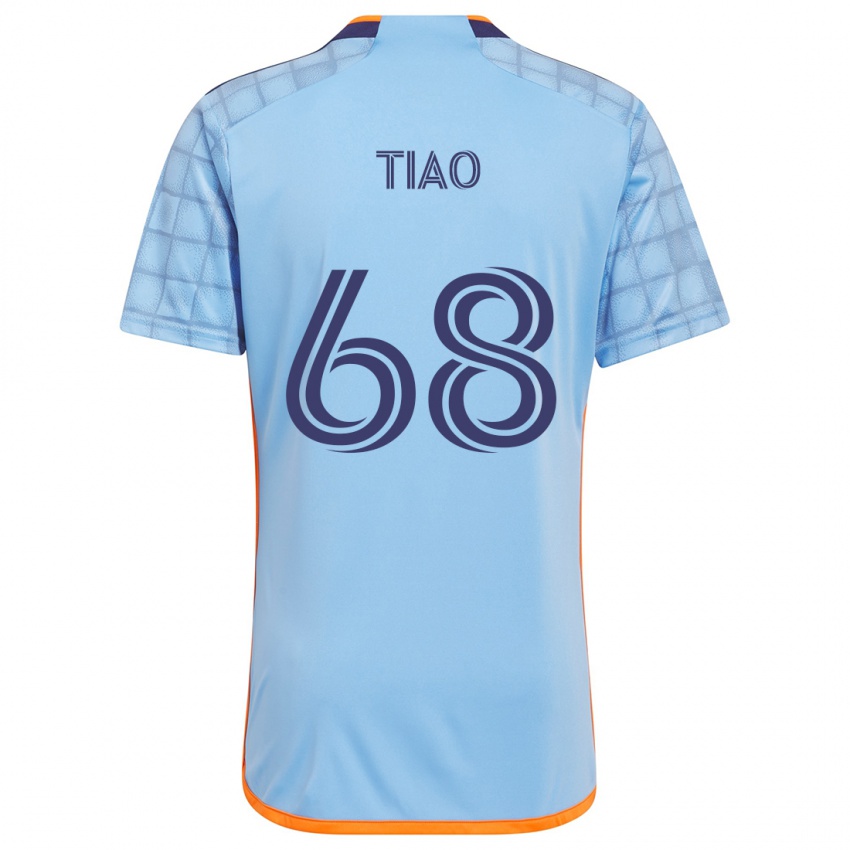 Kinderen Christopher Tiao #68 Blauw Oranje Thuisshirt Thuistenue 2024/25 T-Shirt