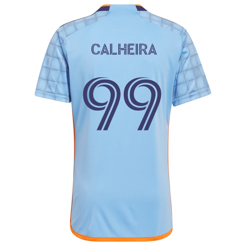 Kinderen Taylor Calheira #99 Blauw Oranje Thuisshirt Thuistenue 2024/25 T-Shirt