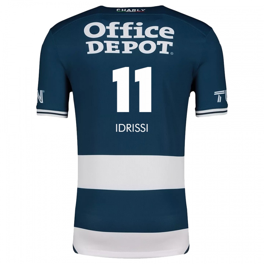 Kinderen Oussama Idrissi #11 Blauw Wit Thuisshirt Thuistenue 2024/25 T-Shirt