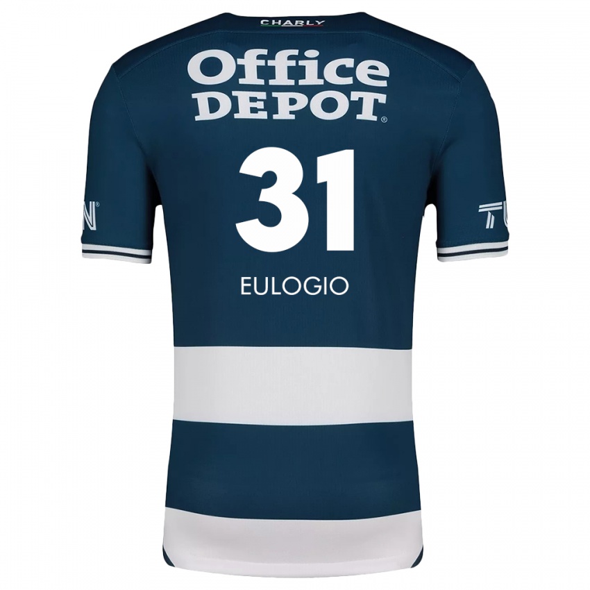 Kinderen José Eulogio #31 Blauw Wit Thuisshirt Thuistenue 2024/25 T-Shirt