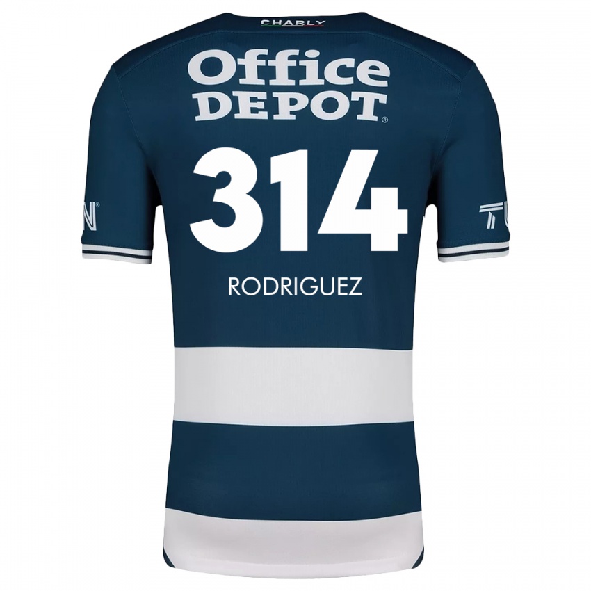 Kinderen Alan Rodríguez #314 Blauw Wit Thuisshirt Thuistenue 2024/25 T-Shirt