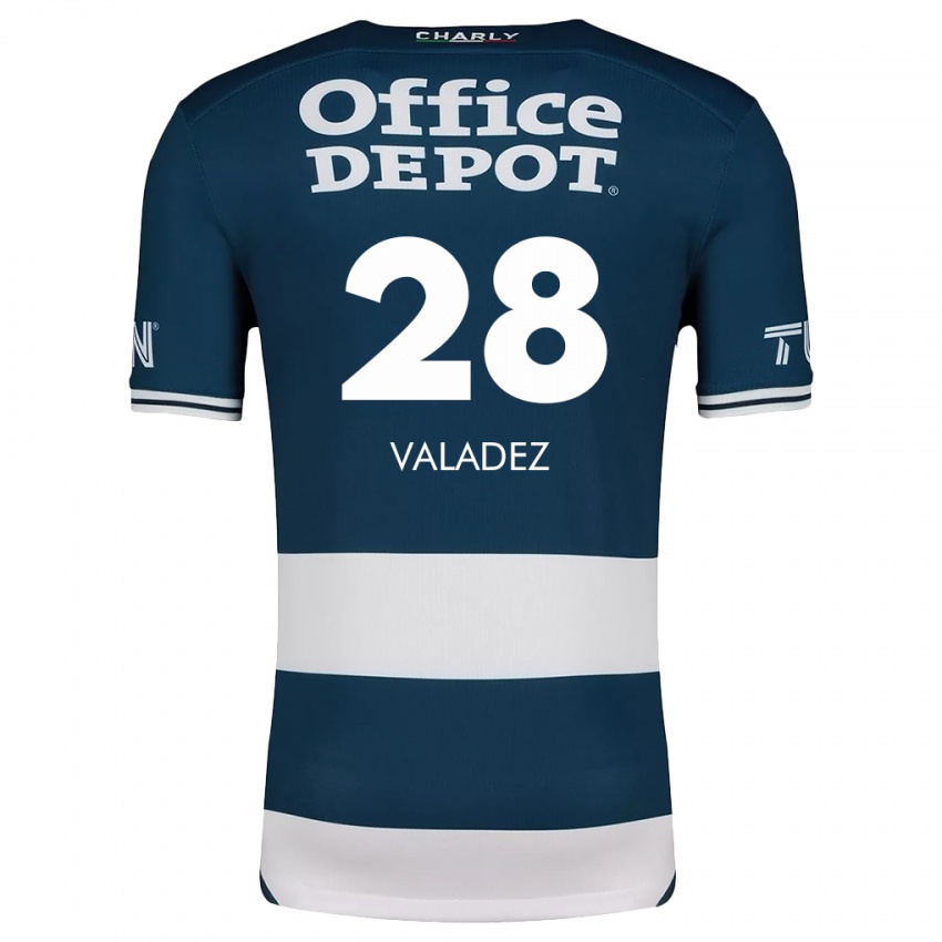 Kinderen Julia Valadez #28 Blauw Wit Thuisshirt Thuistenue 2024/25 T-Shirt