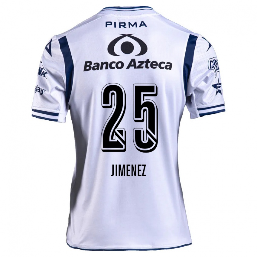 Kinderen Miguel Jiménez #25 Wit Marineblauw Thuisshirt Thuistenue 2024/25 T-Shirt