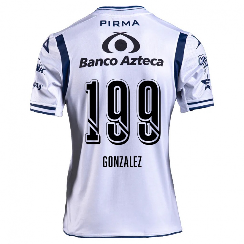 Kinderen Samuel González #199 Wit Marineblauw Thuisshirt Thuistenue 2024/25 T-Shirt