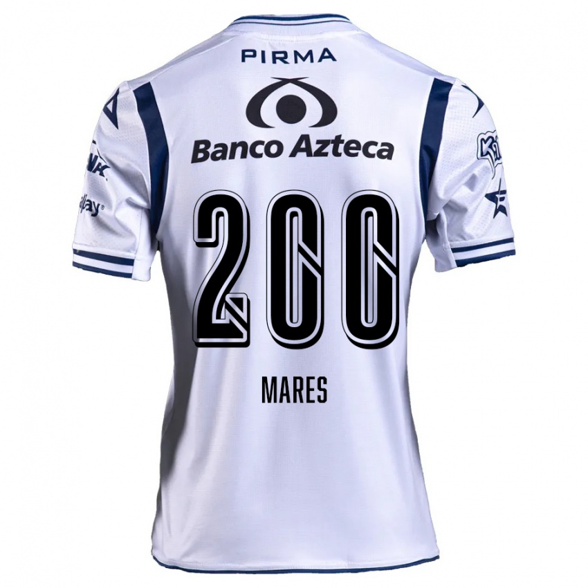 Kinderen Cristian Mares #200 Wit Marineblauw Thuisshirt Thuistenue 2024/25 T-Shirt