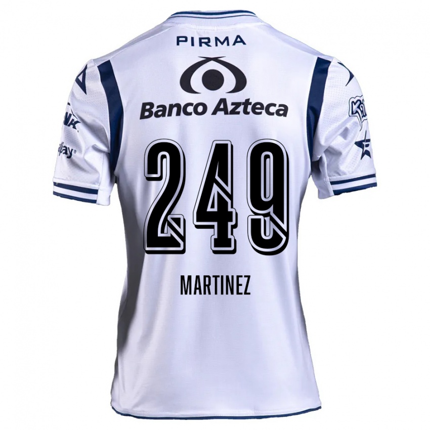 Kinderen Juan Martínez #249 Wit Marineblauw Thuisshirt Thuistenue 2024/25 T-Shirt