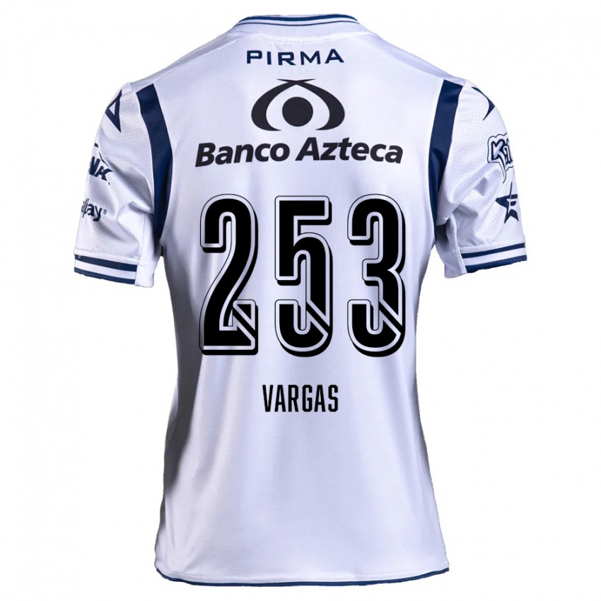 Kinderen Edwin Vargas #253 Wit Marineblauw Thuisshirt Thuistenue 2024/25 T-Shirt