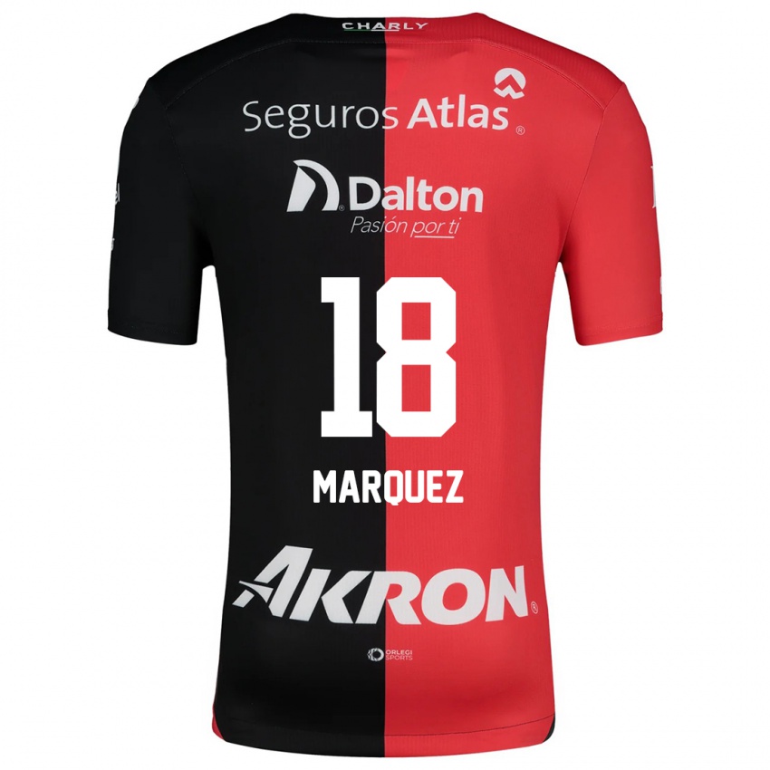 Kinderen Jeremy Márquez #18 Rood Zwart Thuisshirt Thuistenue 2024/25 T-Shirt