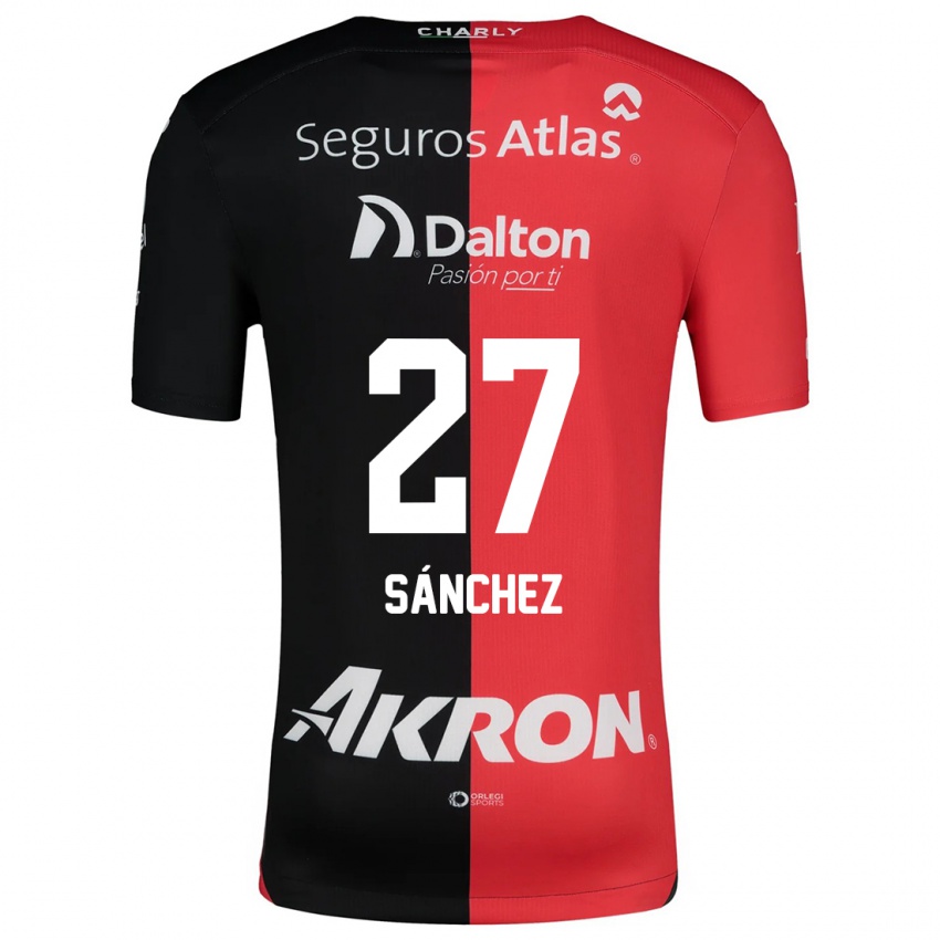 Kinderen Antonio Sánchez #27 Rood Zwart Thuisshirt Thuistenue 2024/25 T-Shirt