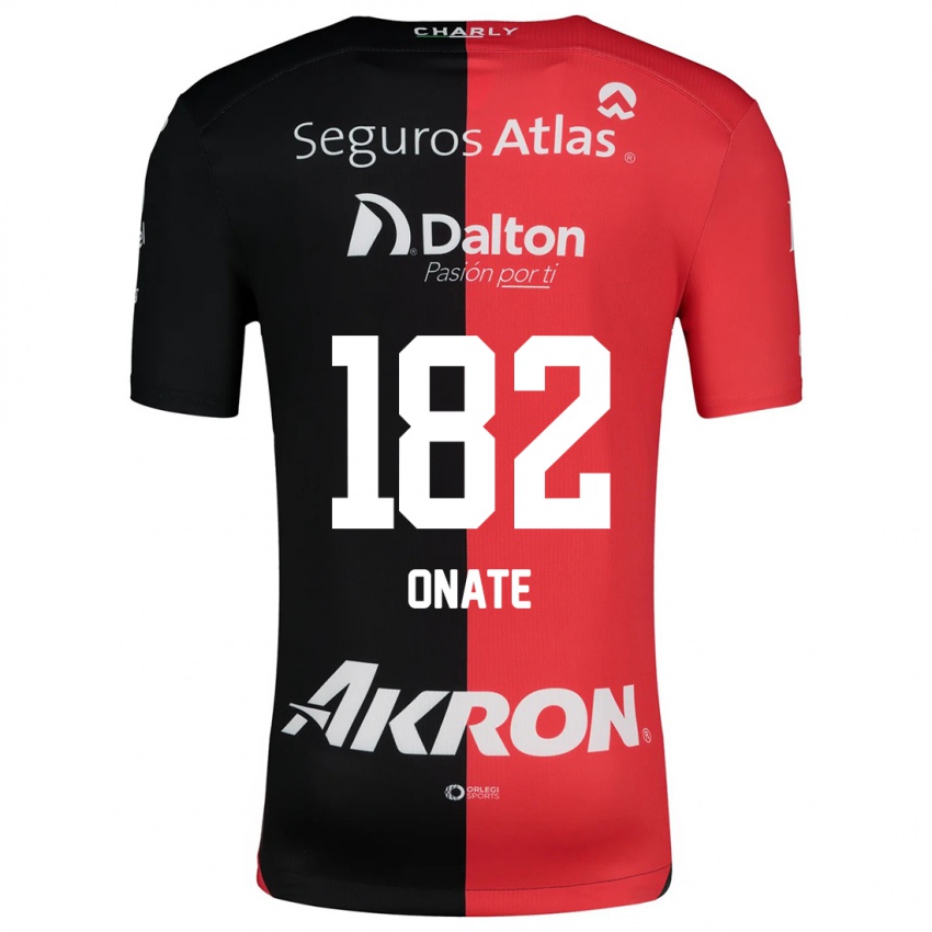 Kinderen Axel Oñate #182 Rood Zwart Thuisshirt Thuistenue 2024/25 T-Shirt