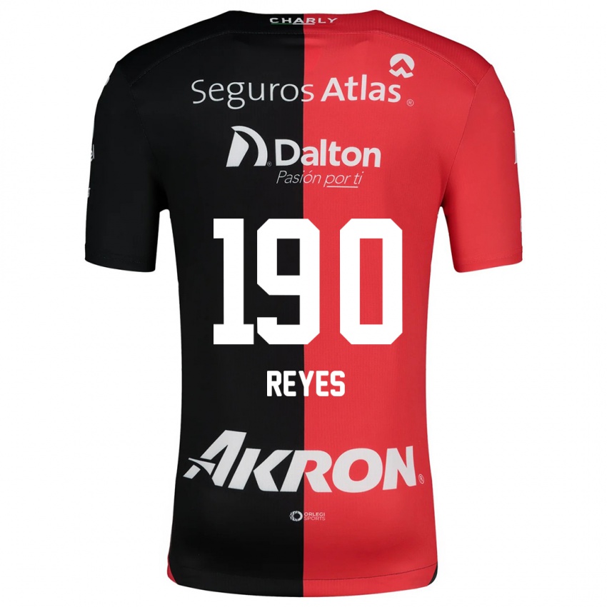 Kinderen Óscar Reyes #190 Rood Zwart Thuisshirt Thuistenue 2024/25 T-Shirt