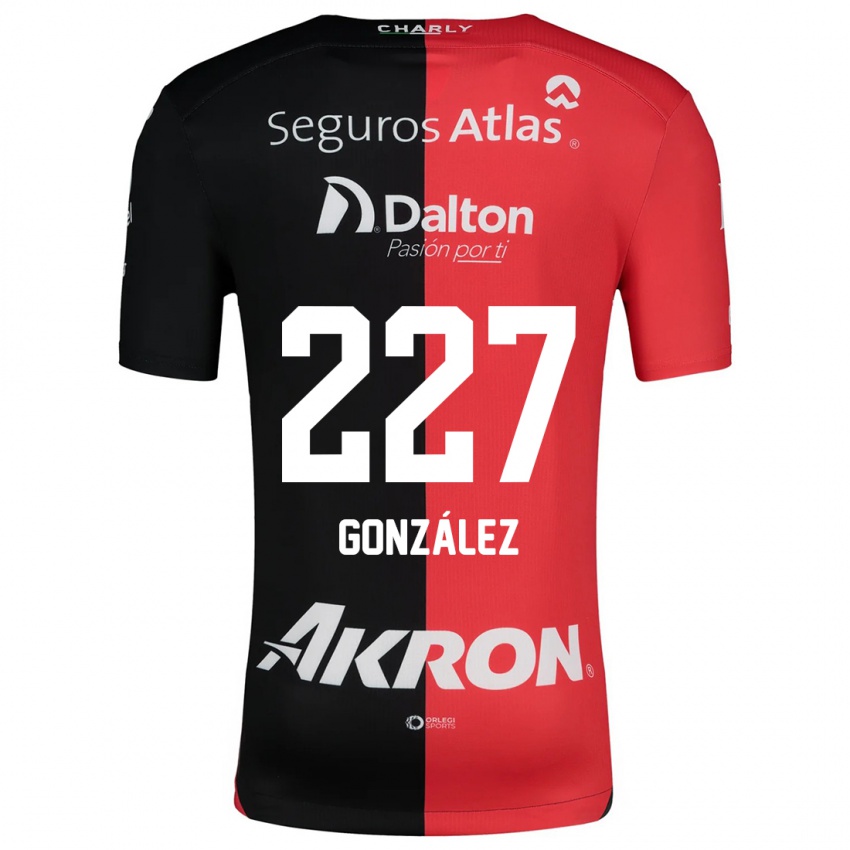 Kinderen Rodolfo González #227 Rood Zwart Thuisshirt Thuistenue 2024/25 T-Shirt