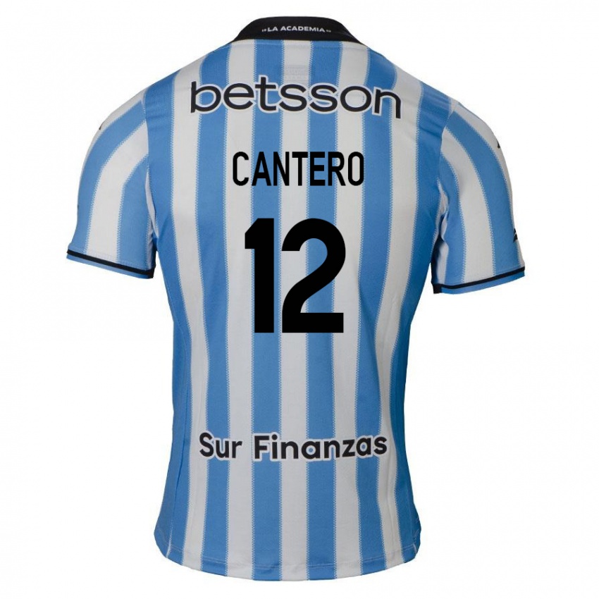 Kinderen Milton Cantero #12 Blauw Wit Zwart Thuisshirt Thuistenue 2024/25 T-Shirt