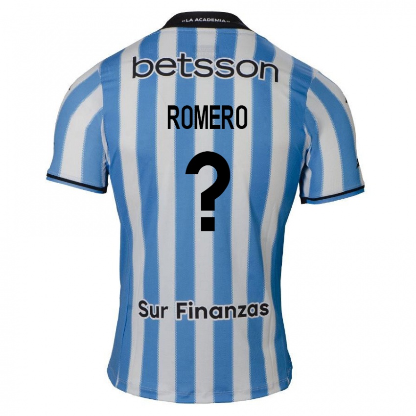 Kinderen Benicio Romero #0 Blauw Wit Zwart Thuisshirt Thuistenue 2024/25 T-Shirt