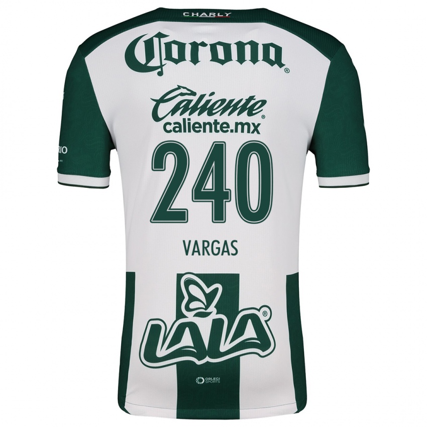 Kinderen Diego Vargas #240 Groen Wit Thuisshirt Thuistenue 2024/25 T-Shirt