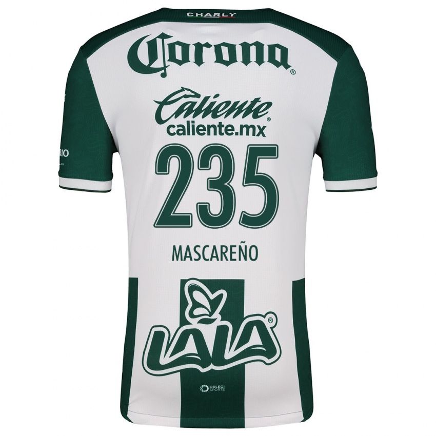 Kinderen Luis Mascareño #235 Groen Wit Thuisshirt Thuistenue 2024/25 T-Shirt